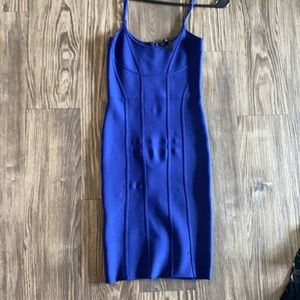 Blue cocktail dress